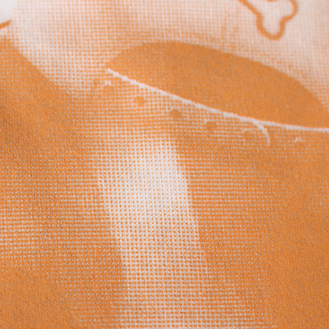 背面局部網版網點印花