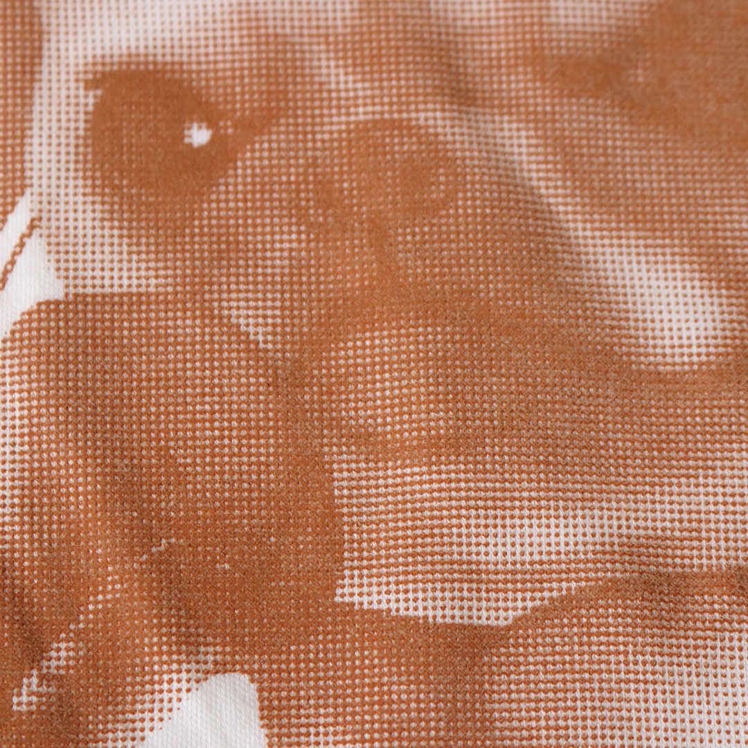 背面局部網版網點印花