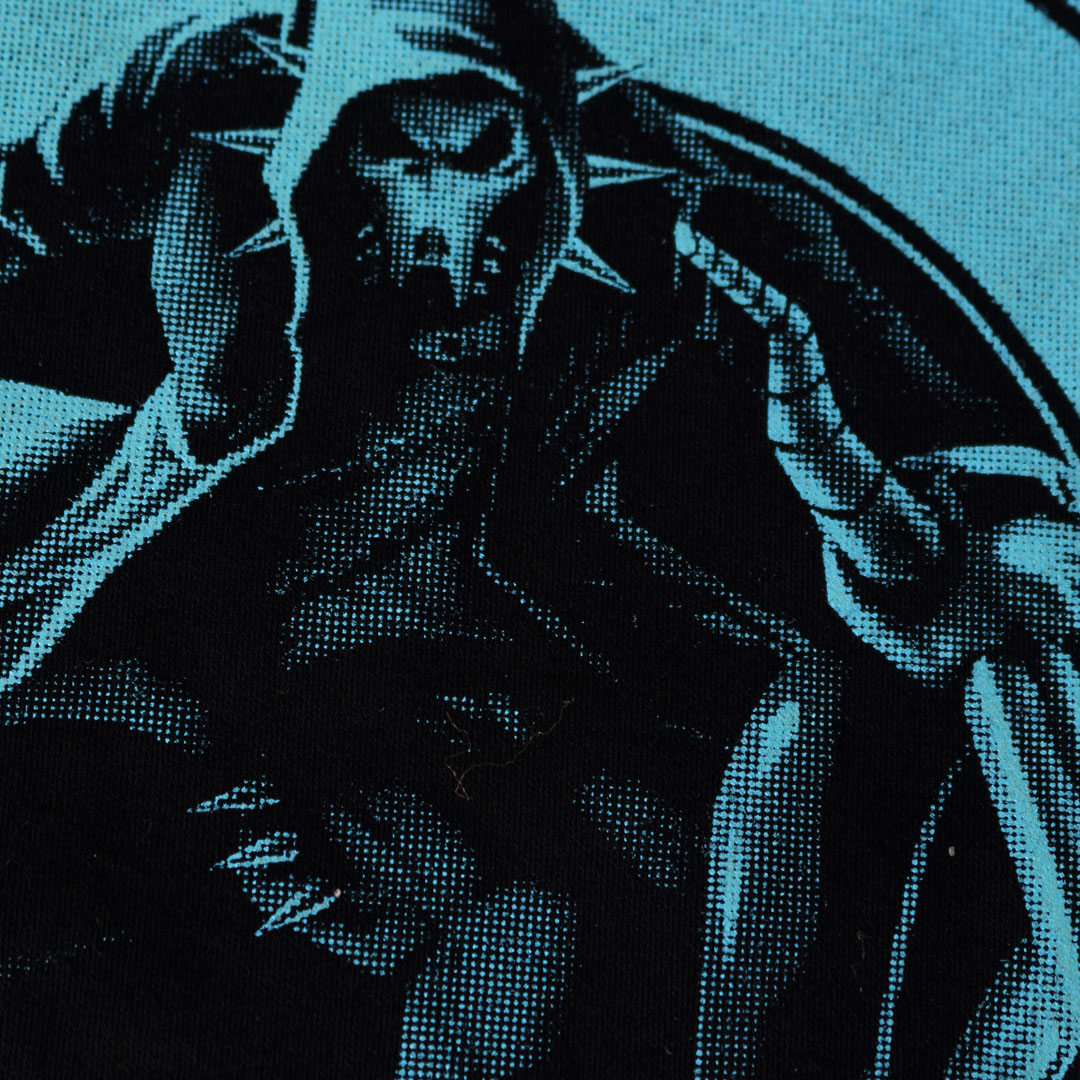 背面局部網版網點印花