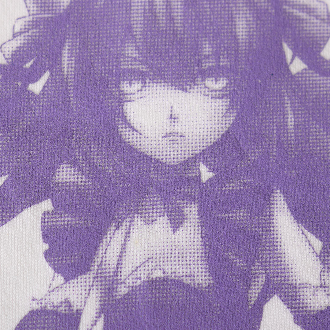 背面局部網版網點印花